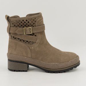 Muck Boot Liberty Ankle Bootie Leather Waterproof LWKP-103 Taupe size 8